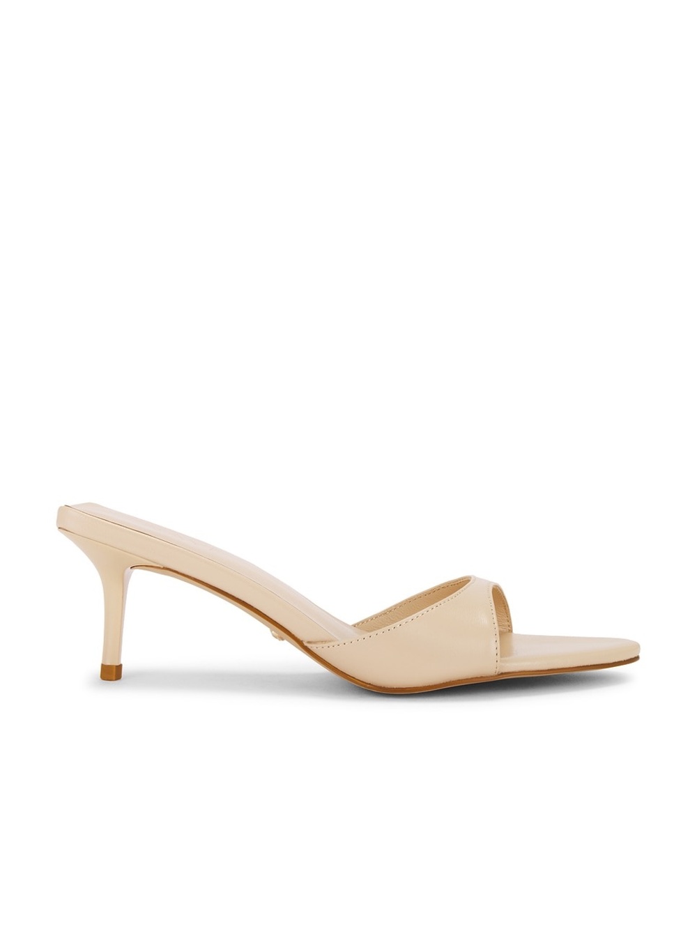 Women’s Nude Kitten Heel Slide Sandals